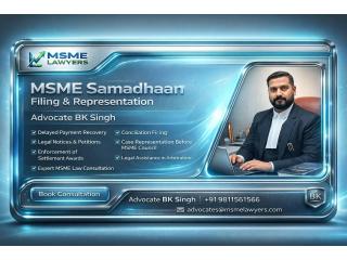 How does MSME Samadhaan filing and representation help?