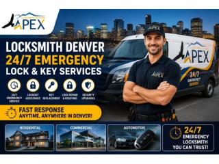 Locksmith Denver – 24/7 Emergency Lock & Key Services