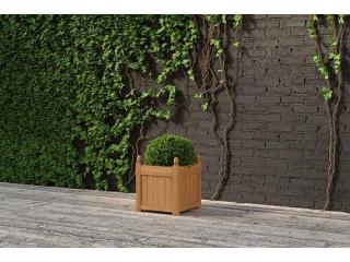 Solid Hardwood Teak Planters