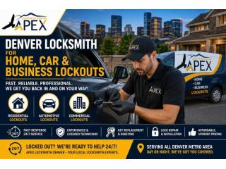 Denver Locksmith for Home, Car & Business Lockouts