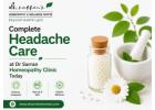 Complete Headache Care at Dr Sarran Homeopathy Clinic Today