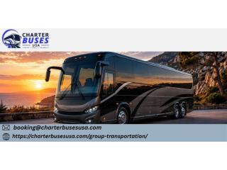 Comfortable Charter Bus Rentals for Business, Events & Group Travel