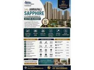 View the location map of Amrapali Sapphire in Sector 45, Noida