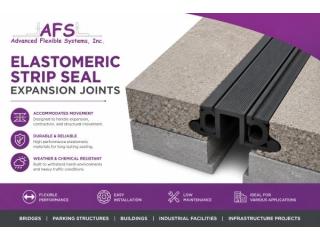Premium Elastomeric Strip Seal Expansion Joints for Bridges & Decks