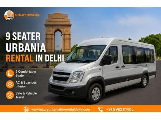 9 Seater Urbania Rental in Delhi | Book Today