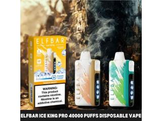 Elfbar ice king pro 40000 puffs disposable vape in Dubai