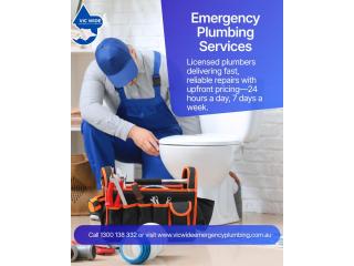 24/7 Emergency Plumbing Services in Melbourne | Vic Wide