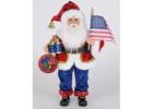 Buy Exclusive Karen Didion Santa Statues for Patriotic Holiday Displays