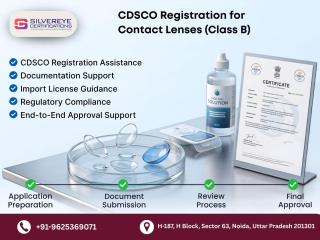 CDSCO Registration for Contact Lenses (Class B) | Silvereye Certifications