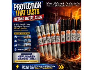 Quality GI & MS Conduit Pipes by New Adarsh Industries