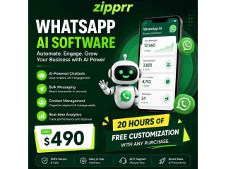 Zipprr WhatsApp Automation Software – Automate Customer Support for $490
