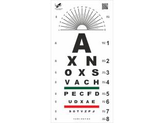 Snellen Eye Chart Designed for Reliable Vision Screening