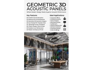 Geometric 3D Acoustic Panels Manufacturer in India | ABI