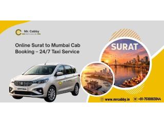 Surat to Mumbai Cab Service: Reliable One-Way & Round-Trip Rides