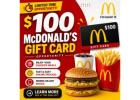 Explore a $100 McDonald's Gift Card Offer