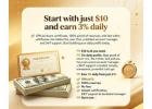 Earn 3% Daily