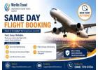 Same Day Flight Booking – Fast & Reliable Travel Assistance
