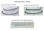 Volkswagen Type 3 bumper and trims (1963–1971) by stainless steel 