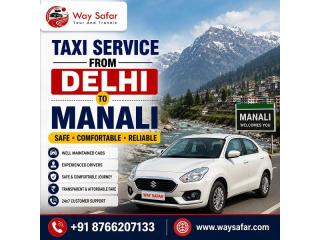 Taxi Service from Delhi to Manali | Safe & Scenic Journey