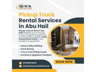 ???? Pickup Truck Rental Services in Abu Hail – Call: 00971586718209