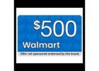 Get $500 to Spend at Walmart!