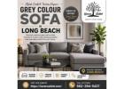 Grey Colour Sofa in Long Beach for Modern Home Comfort 
