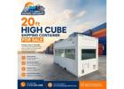 20 ft High Cube Shipping Container for Sale | Durable Storage Containers
