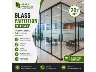 Premium Glass Partition Dubai Solutions for Modern Interiors