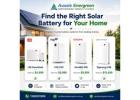 Find the Right Solar Battery for Your Home | Aussie Energreen