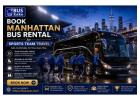 Book Manhattan Bus Rental for Sports Team Travel