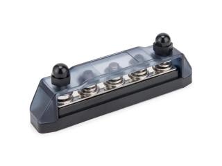 5 Stud Power Distribution Block With Cover BUSBAR Black