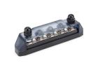 5 Stud Power Distribution Block With Cover BUSBAR Black