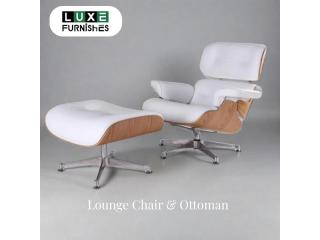 Pide tu Lounge Chair & Ottoman y Relájate Como Nunca