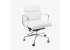 What Makes Furnish Meister’s White Low Back Soft Pad Chair Unique?