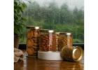 Clear Tin Jars for Home Bakers Looking to Protect Baked Products During the Monsoon Season