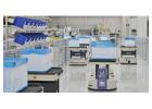 Advanced Rail Guided Vehicle System for Warehouse Automation