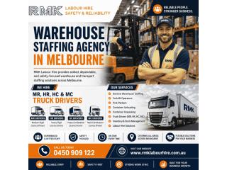 Warehouse Staffing Agency in Melbourne