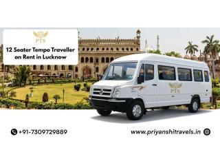 Book 12 Seater Tempo Traveller in Lucknow Today