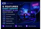 5 Features of Gaming Internet Plan