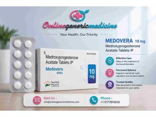 Medovera Tablets | Complete Guide to Medroxyprogesterone 10 mg Tab