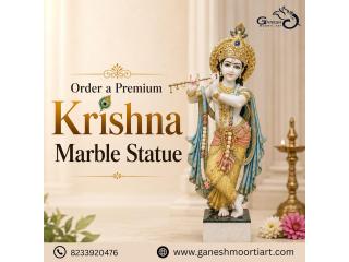 Order a Premium Krishna Marble Statue from Trusted Manufacturers