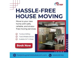 Hassle Free House Moving Call Now: 00971565315766