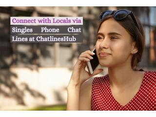 Connect with Locals via Singles Phone Chat Lines at ChatlinesHub