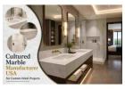 Cultured Marble Manufacturer USA for Custom Hotel Projects