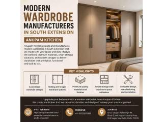 Custom Wardrobe Designs in South Extension | Anupam Kitchen