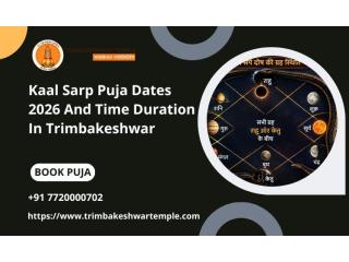 Kaal Sarp Puja Dates 2026 And Time Duration In Trimbakeshwar