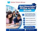 Best Dissertation Writing service Riyadh