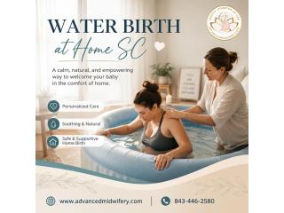 Water Birth at Home SC for Personalized Pregnancy and Birth Care
