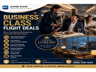 Business Class Flight Deals – Save More on Premium Air Travel