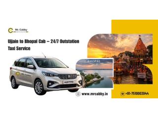 Ujjain to Bhopal Cab Booking – Reliable Outstation Taxi Service
